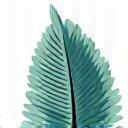 Icône d'une feuille de plante apaisante, symbolisant la gestion du stress et la mindfulness.